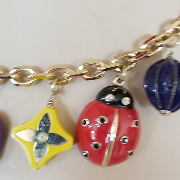 Auth Louis Vuitton Fruit Charm Necklace - Picture 3 of 9